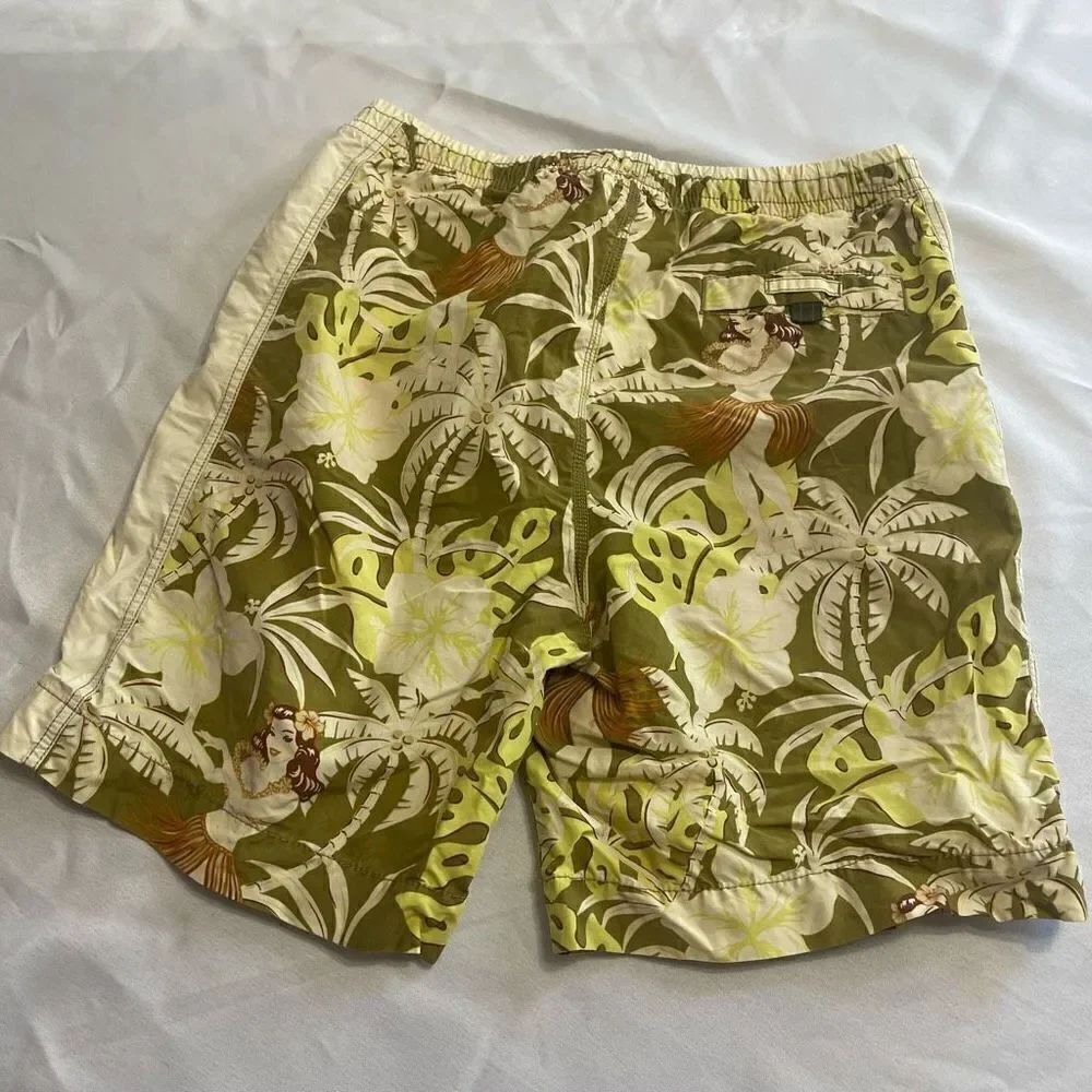 Tommy Bahama Hula Girl Swim Trunks Size Small
